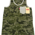 Remera Musculosa Camuflado Levis - 8 Años