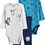 Set 3 Piezas 2 Body + Pantalón - 3 Meses