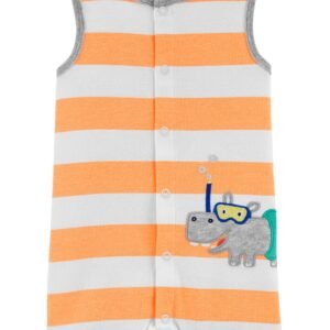 Romper Hippo - 18 Meses