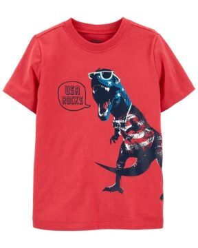 Remera MC Rojo Dino - 2 Años