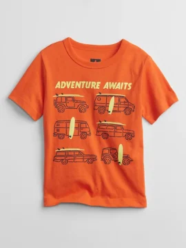 Remera Naranja GAP - 18/24 Meses