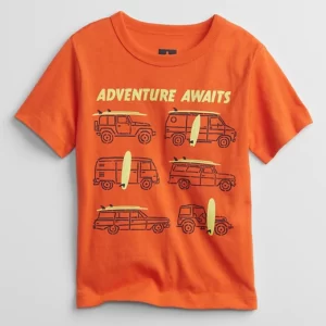 Remera Naranja GAP - 18/24 Meses