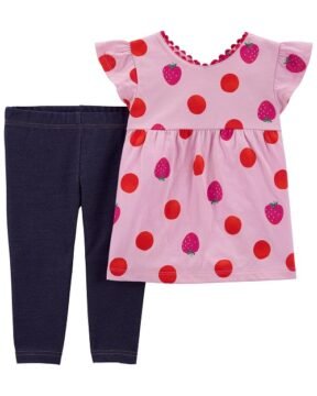 Set 2 Piezas Frutillita - 6 Meses