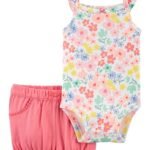 Set 2 Piezas Floreado - 3 Meses