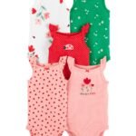 Pack 5 Bodys - 6 Meses