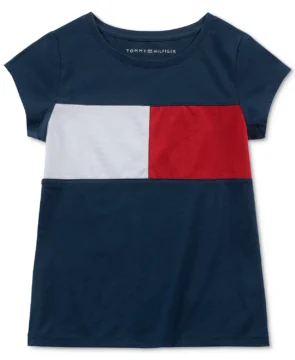 Remera MC Azul Tommy Hilfiger Girls - 16 Años