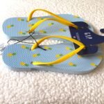 Zapatilla Celeste con Piñas – Calce 39/40