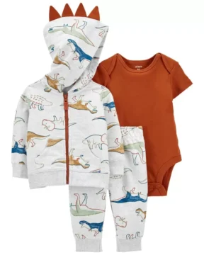 Set 3 Piezas Dinosaurio - 3 Meses