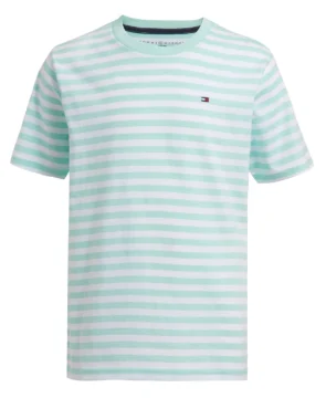 Remera MC Verde a Rayas Tommy Hilfiger - 4 Años