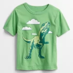 Remera MC Verde Dino GAP  – 2 Años