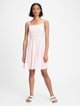 Vestido Rosa Floreado GAP - L (Adulto)