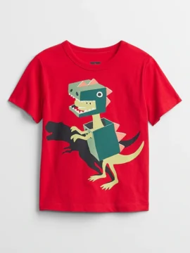 Remera MC Roja Dino GAP  – 2 Años