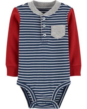 Body ML Azul/Rojo - 3 Meses