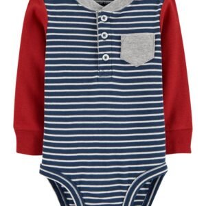 Body ML Azul/Rojo - 3 Meses