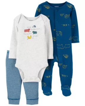 Set 3 Piezas Happy Camper - Recién Nacido