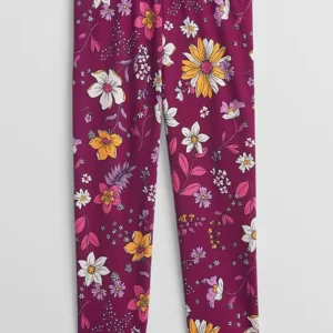 Calza GAP Purpura Floral - 4 Años