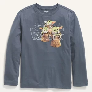 Remera ML Gris Star Wars - XS (5 Años)