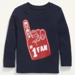 Remera ML Azul UNISEX Old Navy - 4 Años