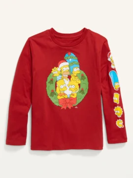Remera ML Roja The Simpsons - 6/7 Años