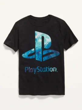 Remera MC PlayStation Black - 6/7 Años