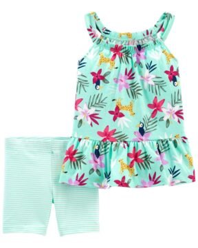 Set 2 Piezas Floral - 3 Meses