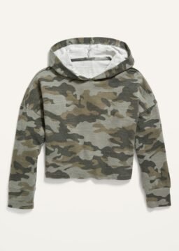 Pullover Hoodie Green Camo - 6/7 Años