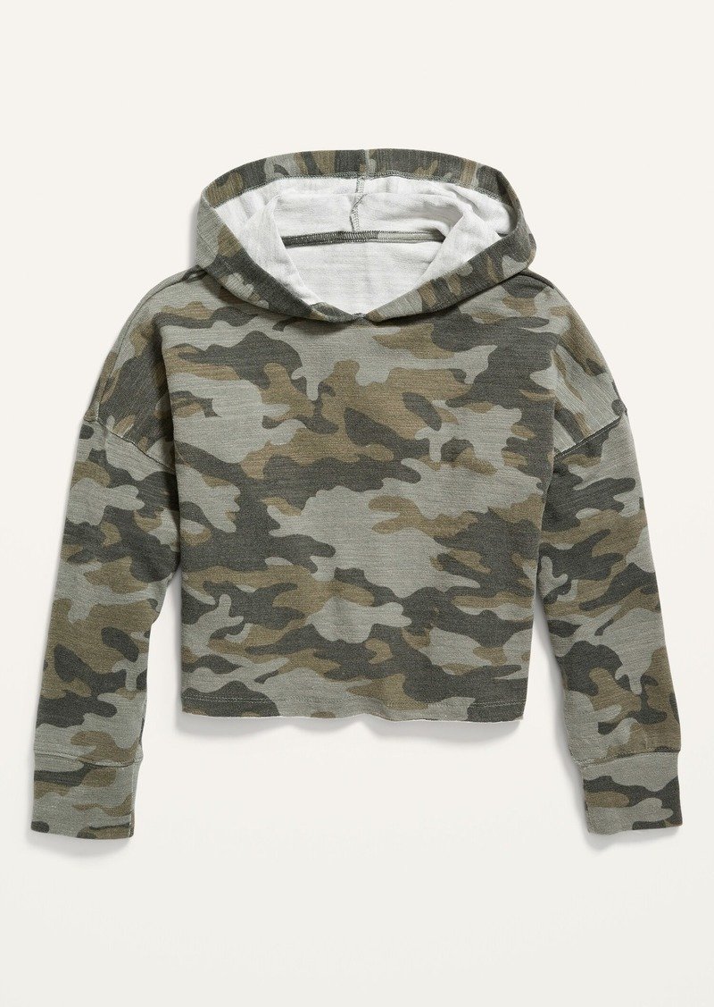 Pullover Hoodie Green Camo - 6/7 Años