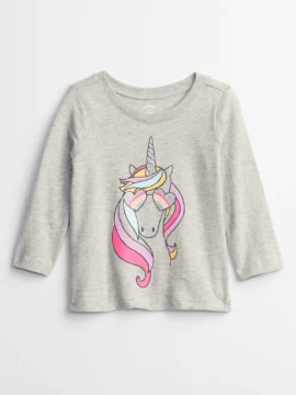 Remera ML Gray GAP - 3/6 Meses