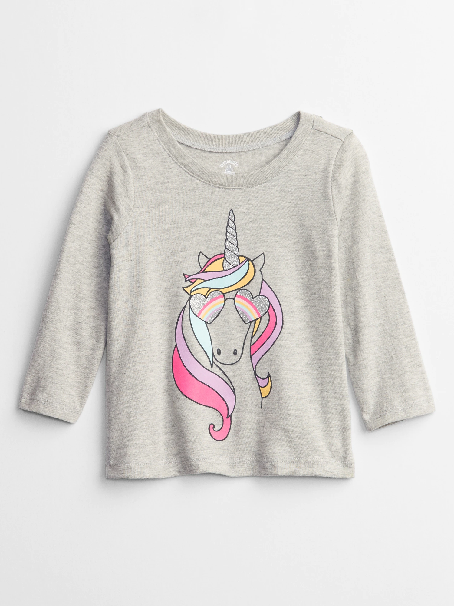 Remera ML Gray GAP - 3/6 Meses