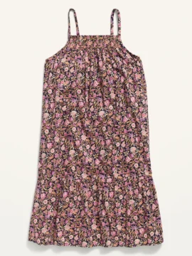 Vestido Navy Floral Old Navy - 6/7 Años