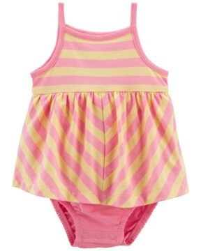 Romper Rose/Orange - 12 Meses