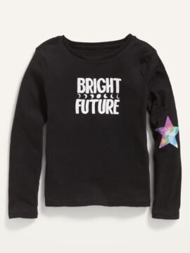 Remera ML Black Old Navy - 14/16 Años