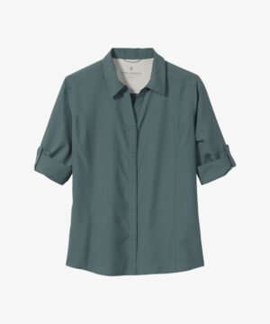 Buy Latest Women's Buttoned Shirt With Spread Collar