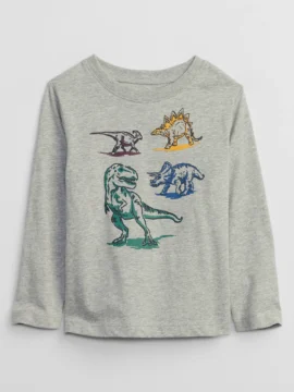 Remera ML Gray GAP - 6/12 Meses