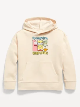 Hoodie Beige Bob Esponja Old Navy - 8 Años