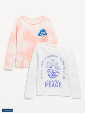 Pack 2 Remera ML White&Orange - 18 Años