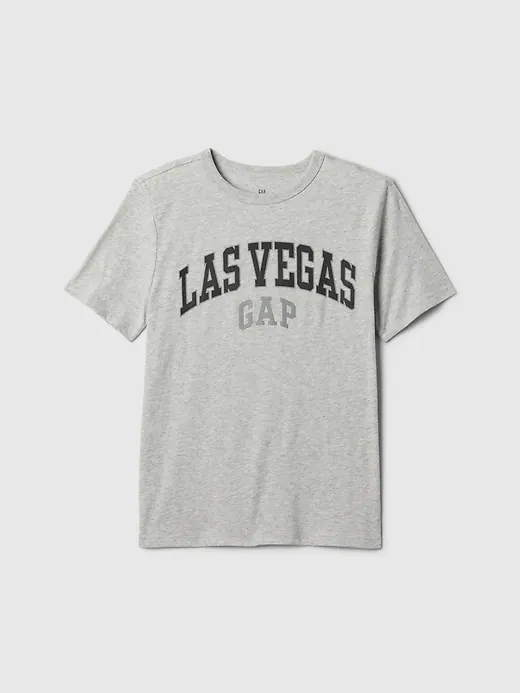Remera MC Grey Las Vegas GAP - 8 Años